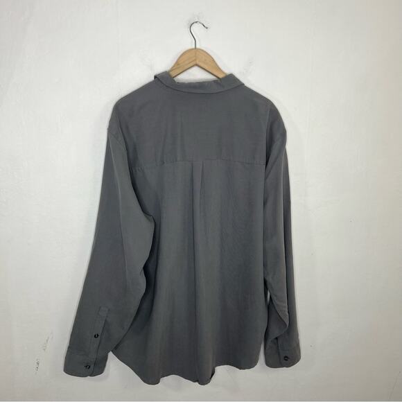 REI Gray Outdoor Button Up Mens Shirt Size XXL - Picture 2 of 12